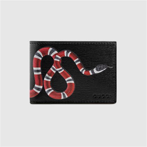 gucci wallet with snake replica|Gucci wallet snake price.